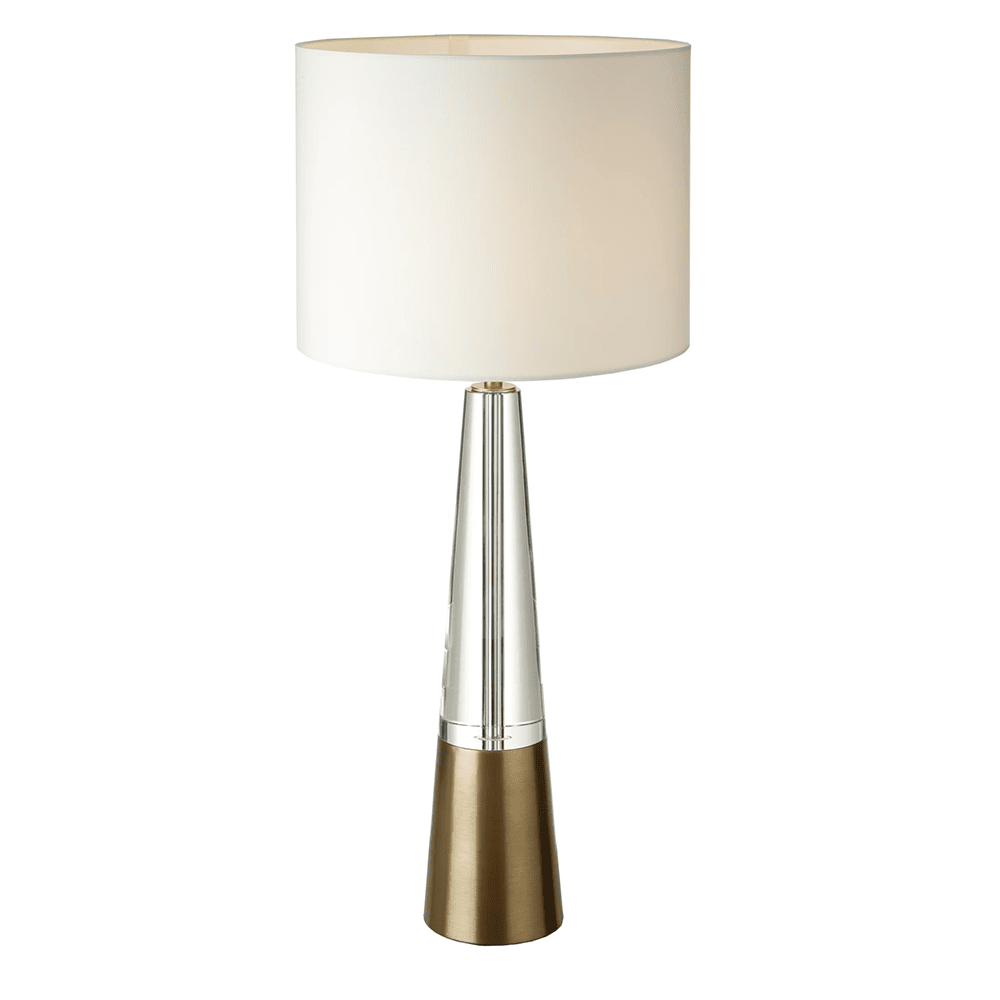 Product photograph of Rv Astley Edvin Table Lamp Crystal And Antique Brass from Olivia's