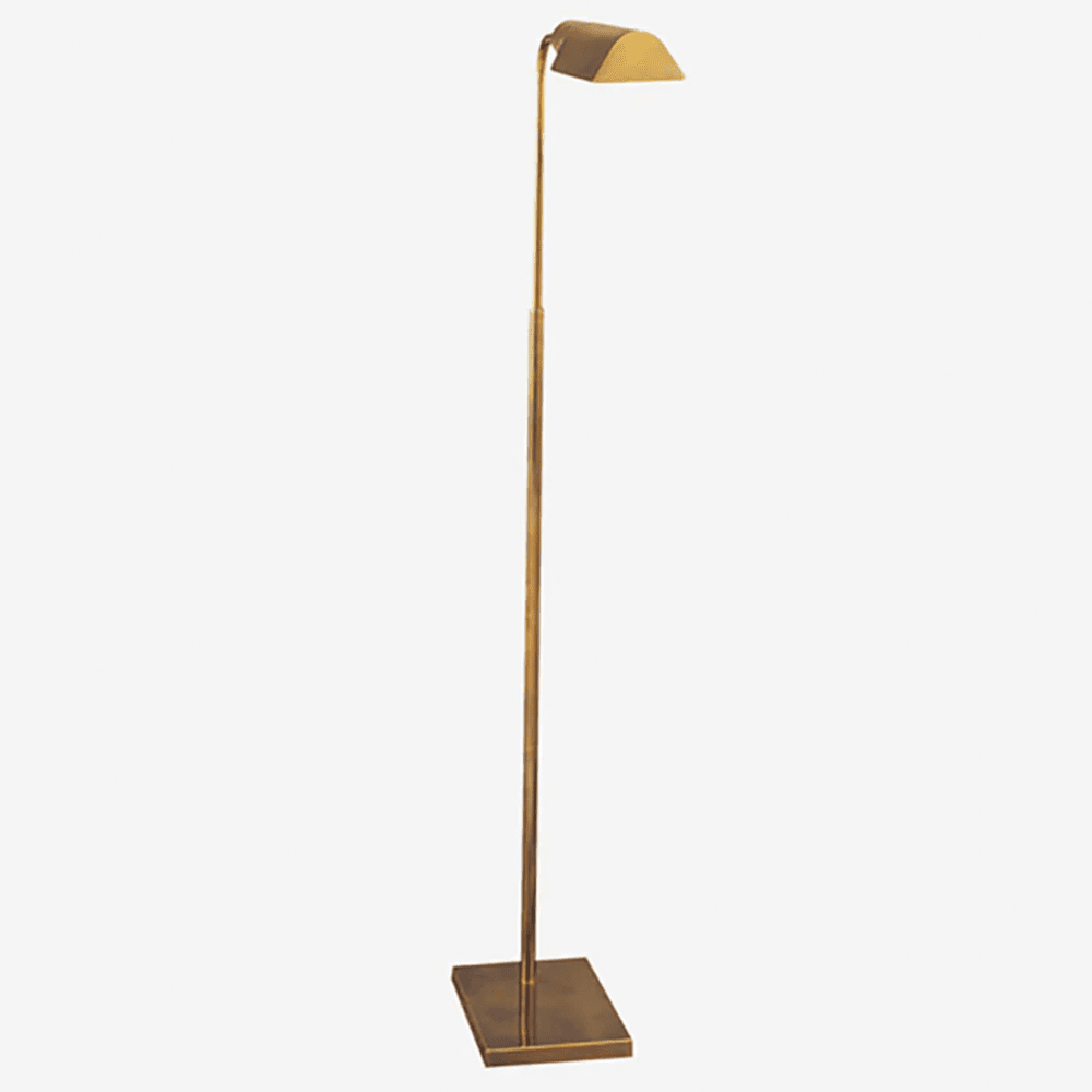 Product photograph of Andrew Martin Studio Floor Lamp Brass from Olivia's