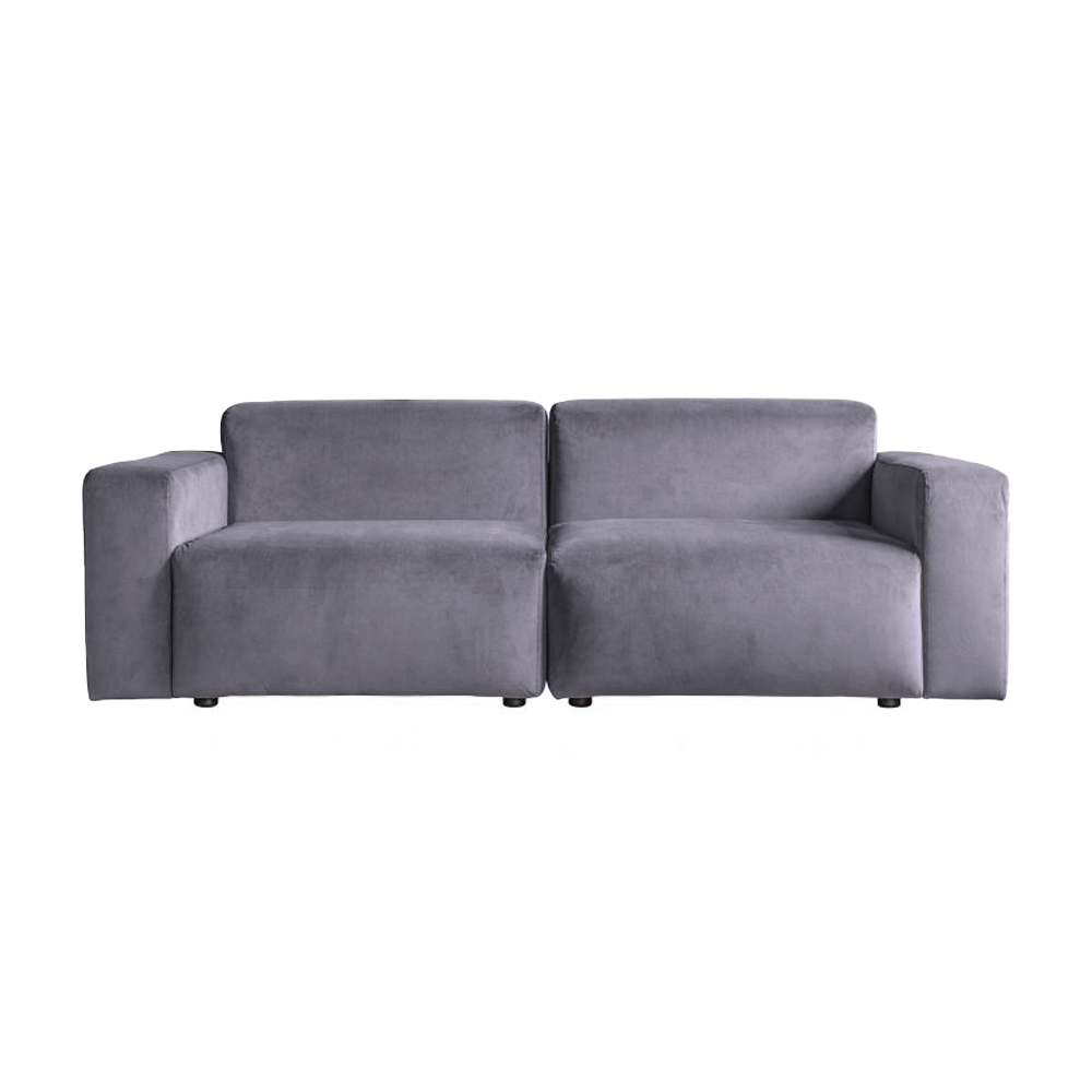 Olivias Cara Modular 2 Seater Sofa Placido Nickel Sofa