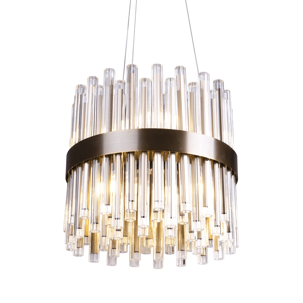 Product photograph of Rv Astley Colmar Pendant Light Antique Brass from Olivia's