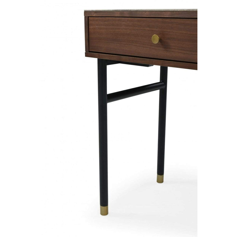 Product photograph of Twenty10 Designs Willow Timber Tobacco Dressing Table from Olivia's.