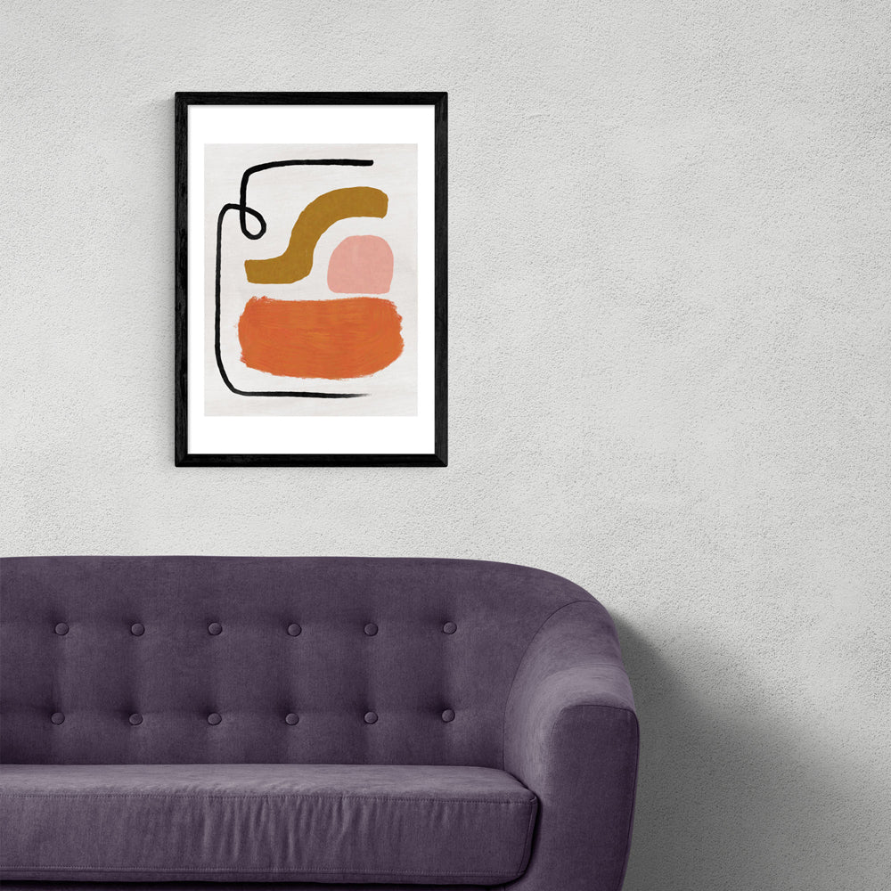 Product photograph of Simple By Dan Hobday By Dan Hobday - A3 Black Framed Art Print from Olivia's.