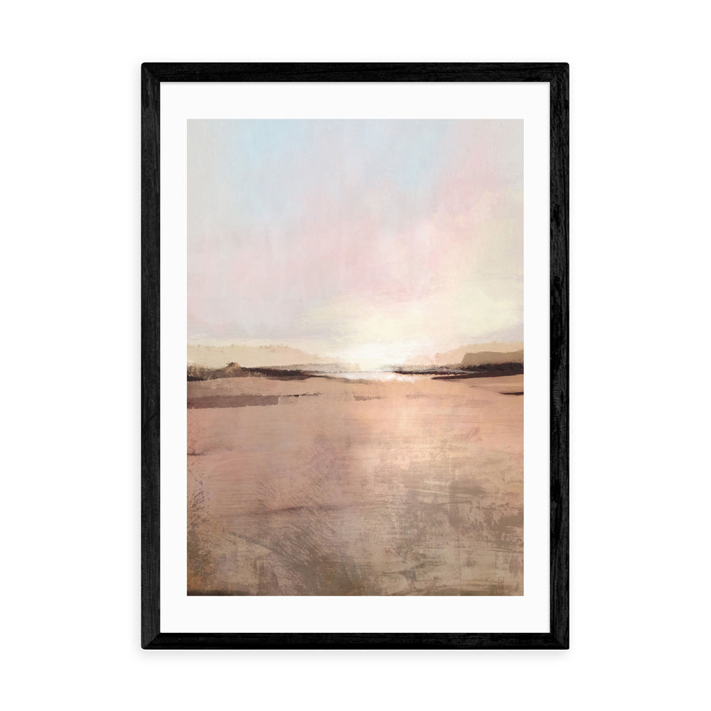 Product photograph of New Dawn By Dan Hobday - A3 Black Framed Art Print from Olivia's