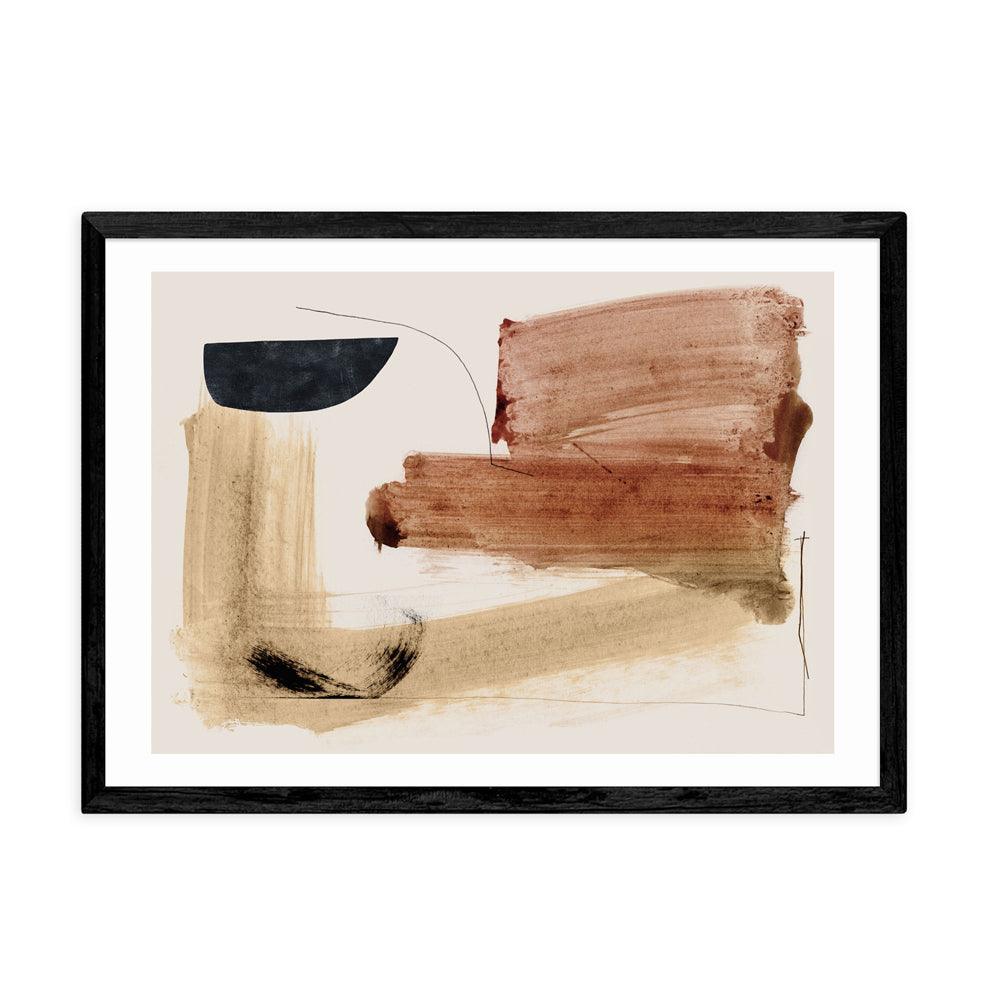 Product photograph of Mind By Dan Hobday - A2 Black Framed Art Print from Olivia's.