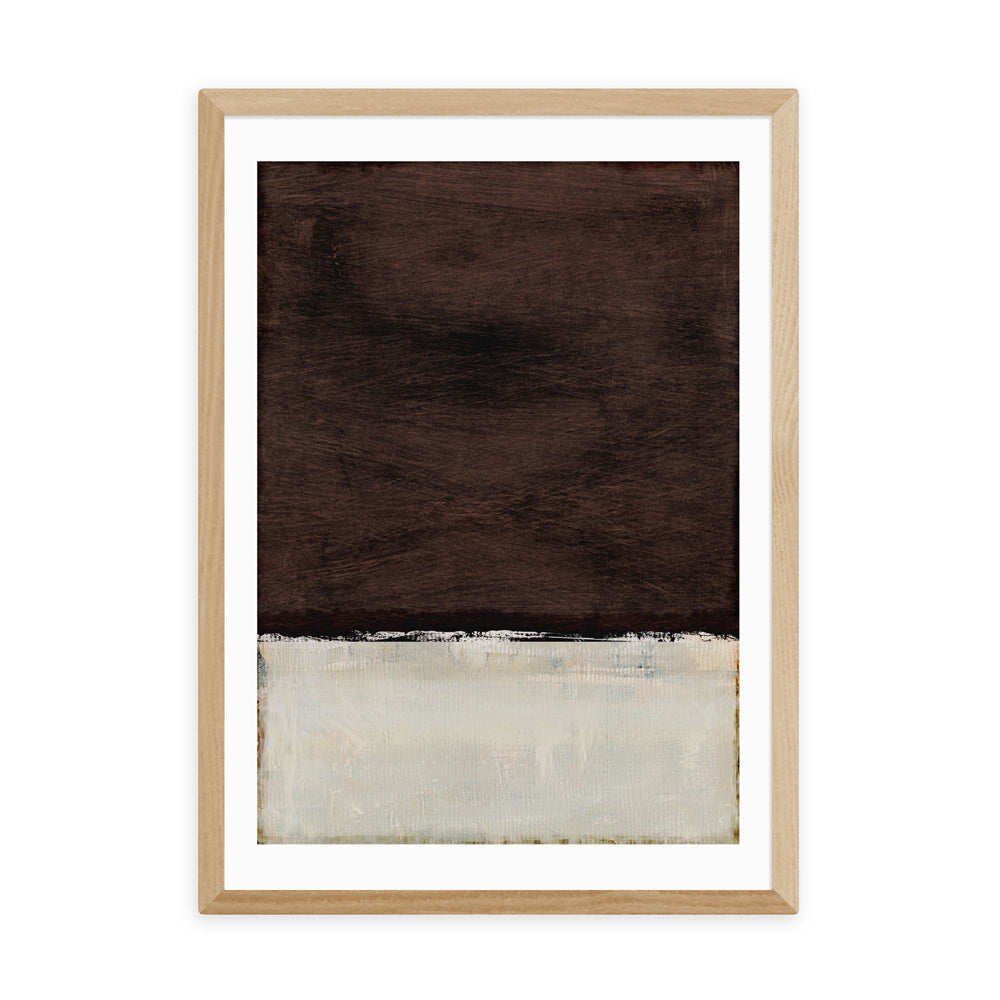 Product photograph of Night By Dan Hobday - A2 Oak Framed Art Print from Olivia's.