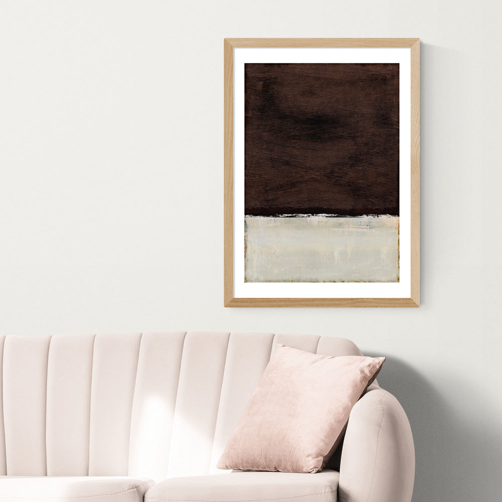 Product photograph of Night By Dan Hobday - A2 Oak Framed Art Print from Olivia's