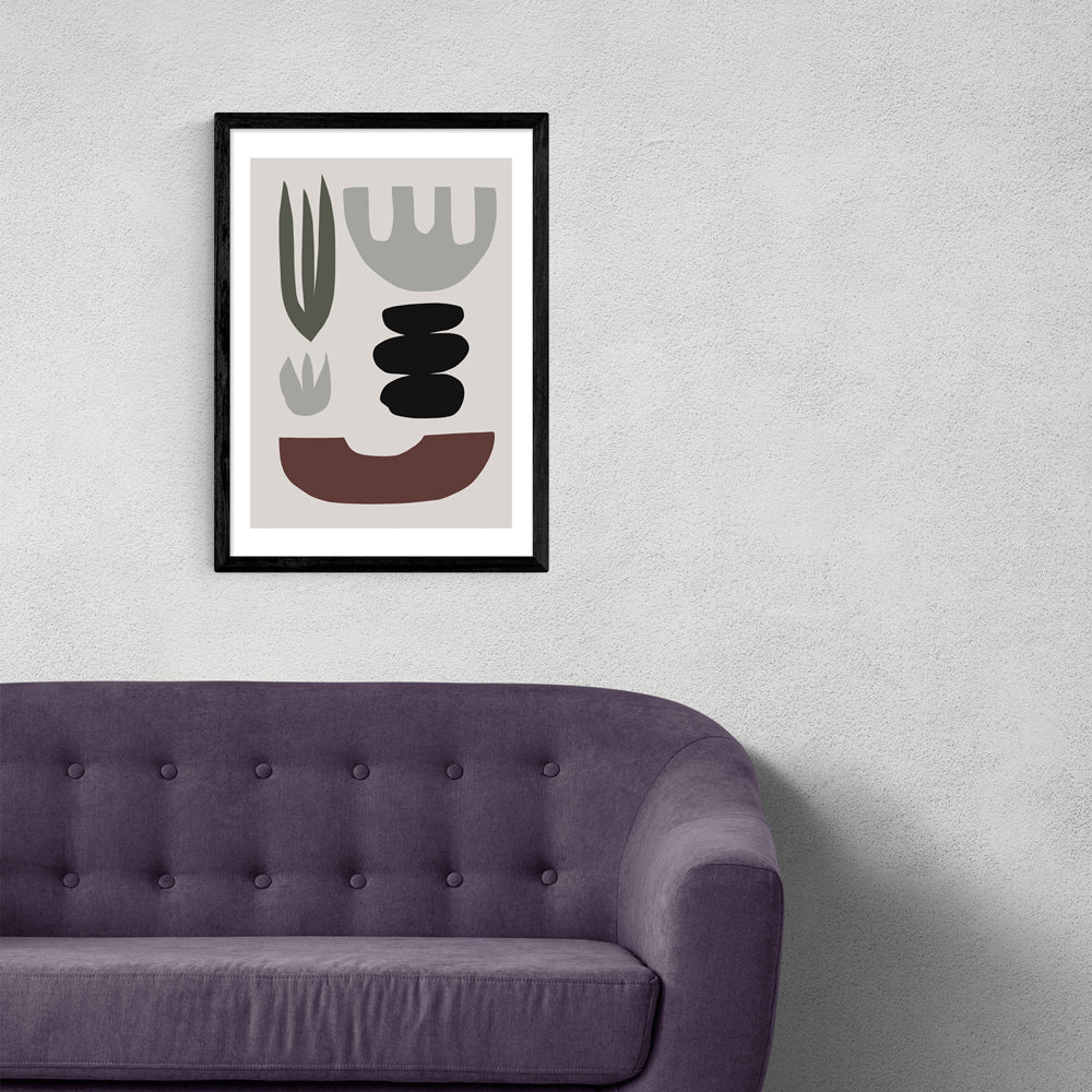 Product photograph of Fond By Dan Hobday - A3 Black Framed Art Print from Olivia's.