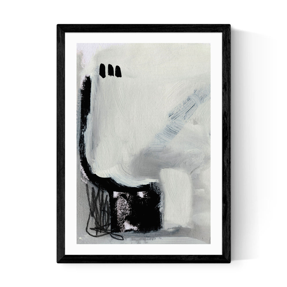 Product photograph of Decoy I By Dan Hobday - A2 Black Framed Art Print from Olivia's