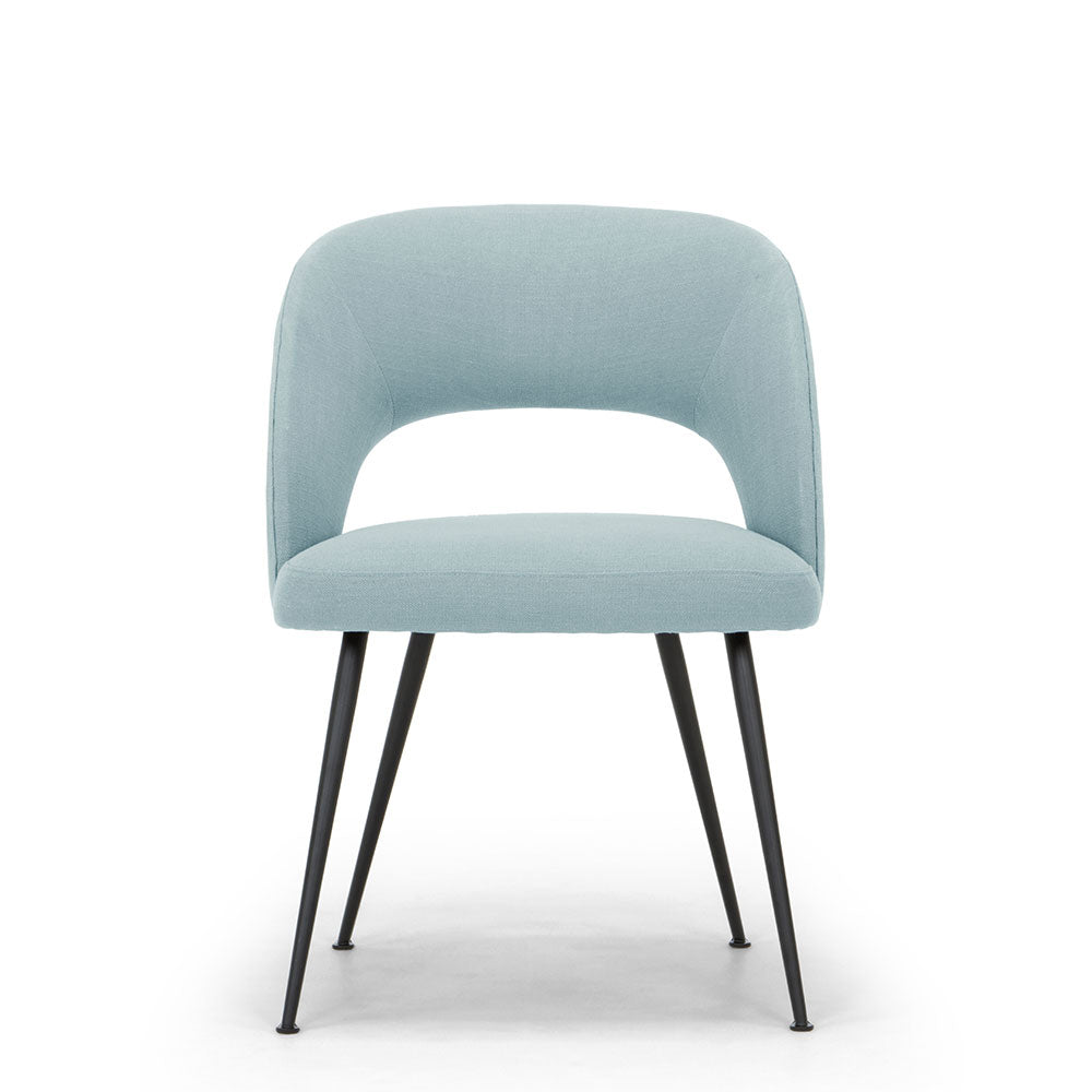 Product photograph of Olivia S Millbridge Duck Egg Blue Dining Chair from Olivia's