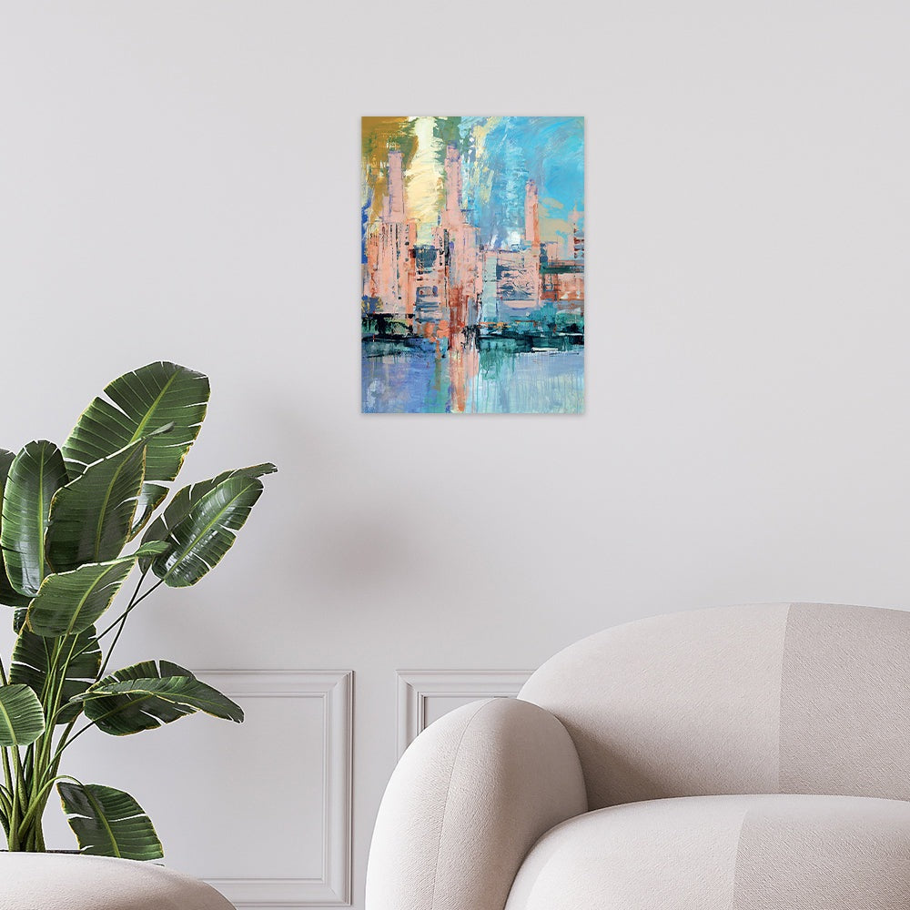 Product photograph of The Art Group Joanne Last Pink Power Canvas Print Large from Olivia's.