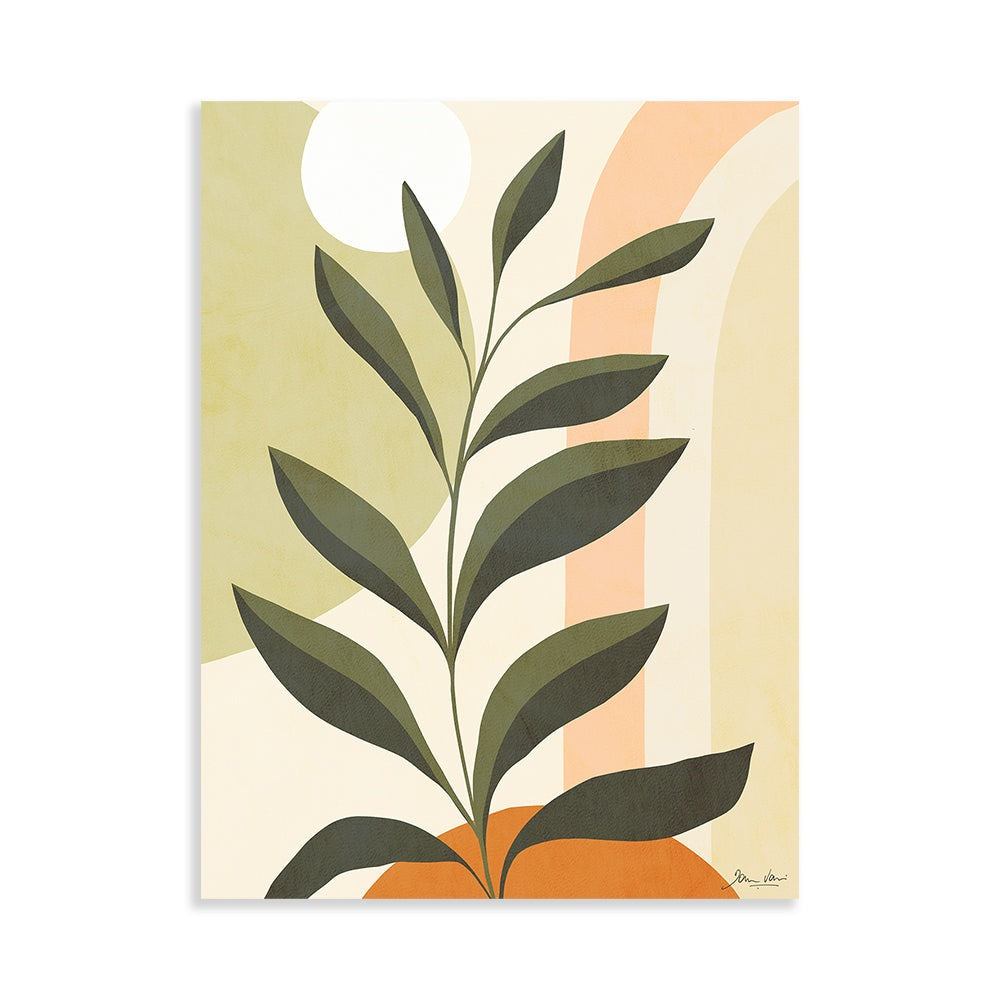Product photograph of The Art Group Dominique Vari Earthy Tropical Foliage I Canvas 30x40cm from Olivia's