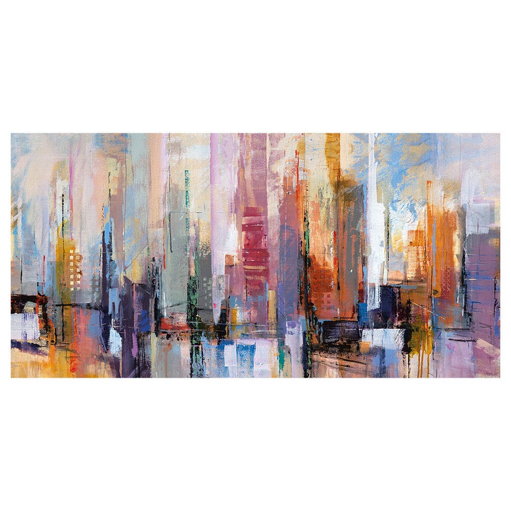 Product photograph of The Art Group Joanne Last City Skyline Ii Canvas Print Small from Olivia's
