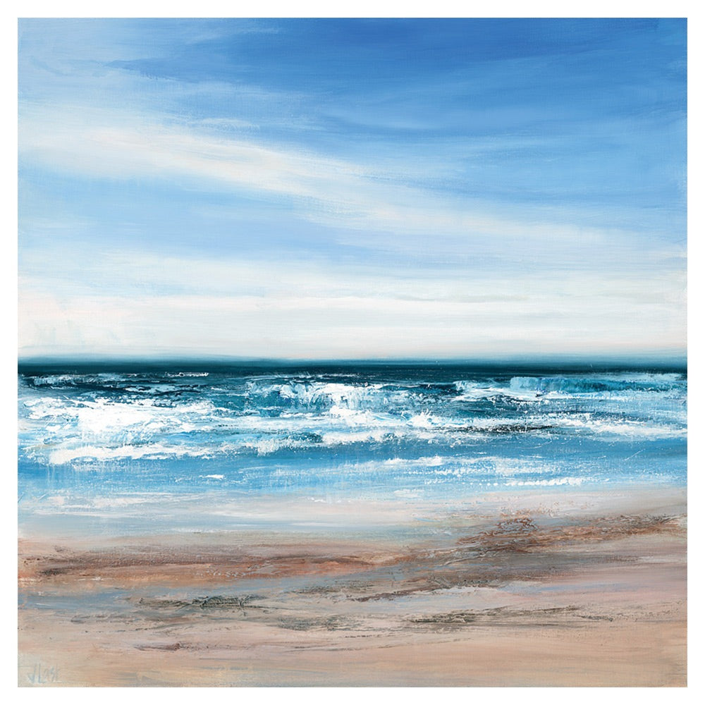 Product photograph of The Art Group Joanne Last All About The Sea Canvas Print Small from Olivia's
