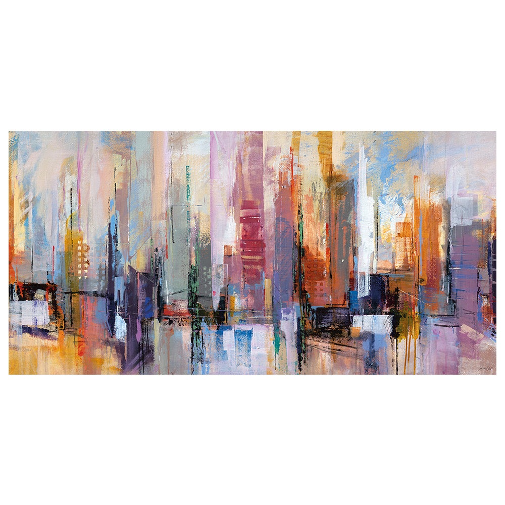 Product photograph of The Art Group Joanne Last City Skyline Ii Canvas Print Small from Olivia's.