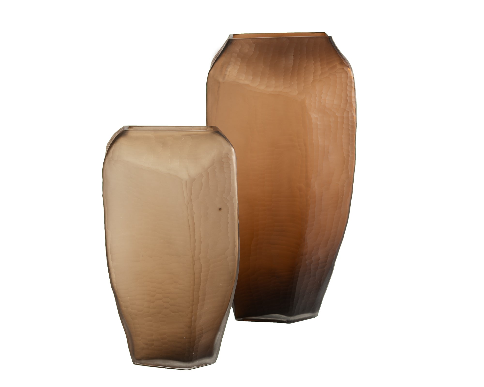 Product photograph of Liang Eimil Glass Vase Chocolate - Small from Olivia's.