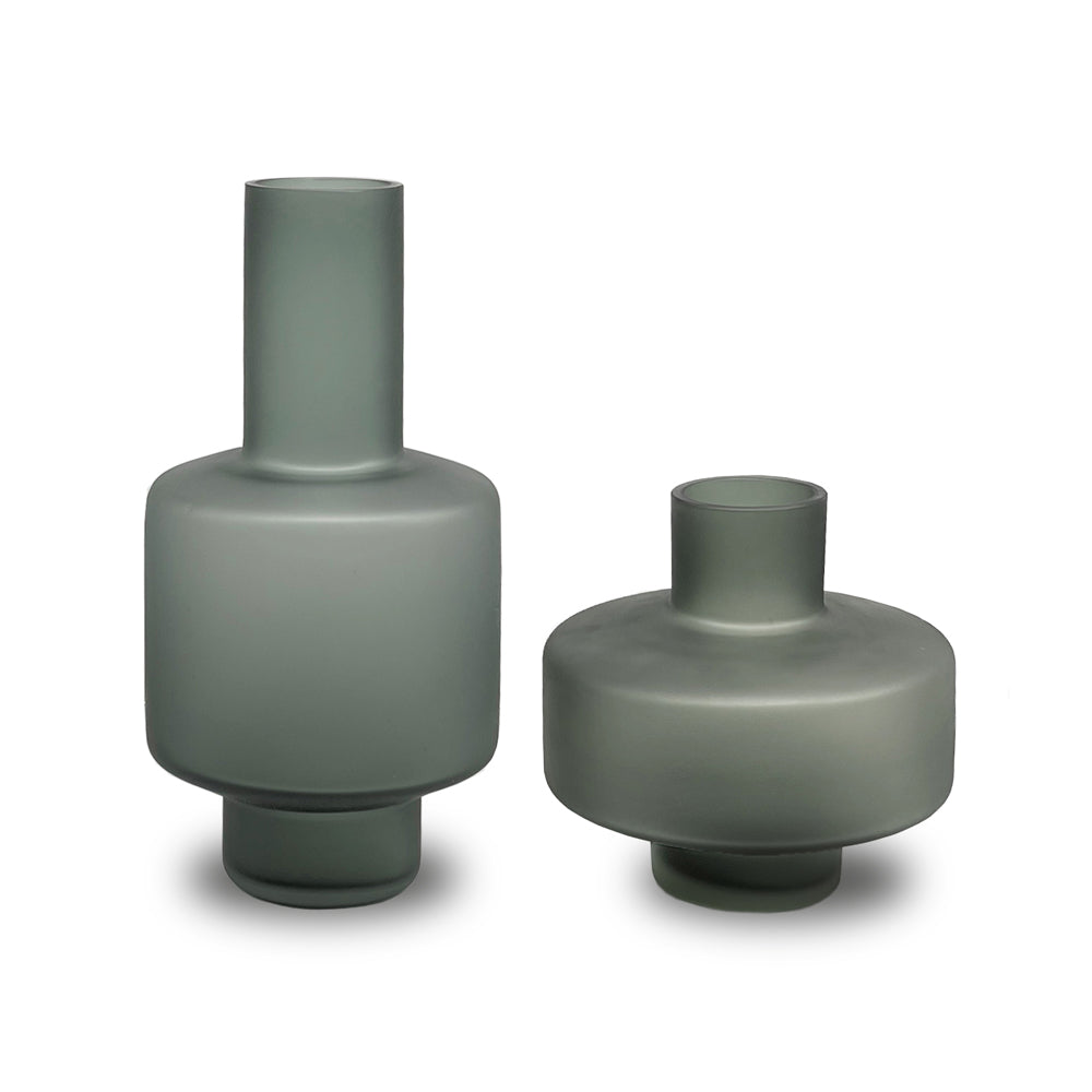 Product photograph of Liang Eimil Lyon I Grey Vases from Olivia's.