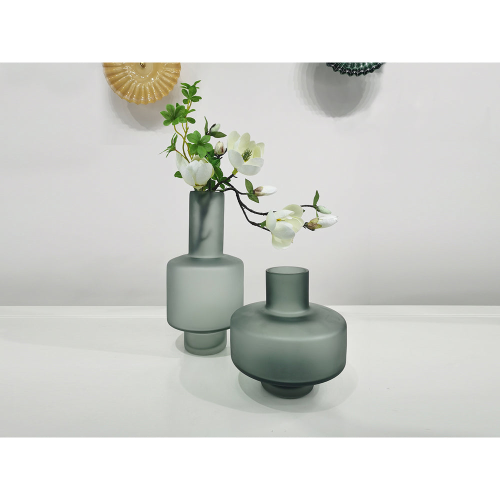 Product photograph of Liang Eimil Lyon Ii Grey Vases from Olivia's.