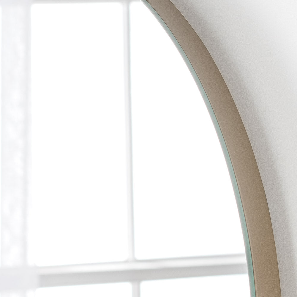 Product photograph of Olivia S Cora Arched Mirror In Gold - 75x50cm from Olivia's.