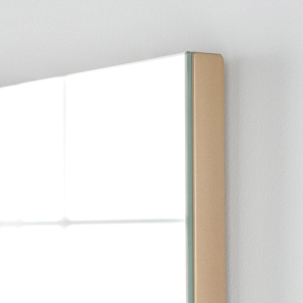 Product photograph of Olivia S Minimal Full Length Mirror In Gold - 170x80cm from Olivia's.