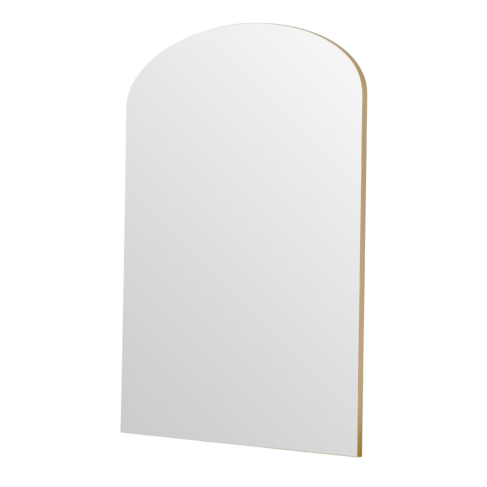 Product photograph of Olivia S Cora Plain Mantle Mirror In Gold - 91x120cm from Olivia's