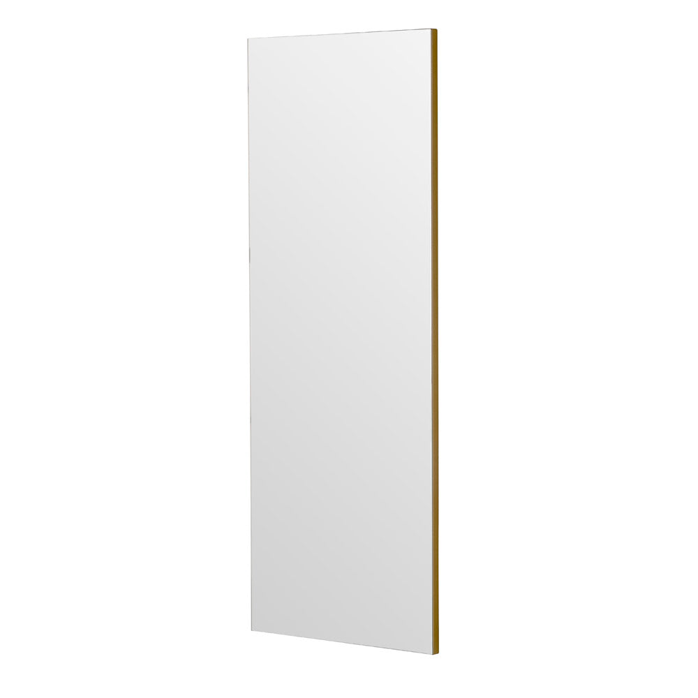 Product photograph of Olivia S Minimal Dressing Table Mirror In Gold - 120x45cm from Olivia's.