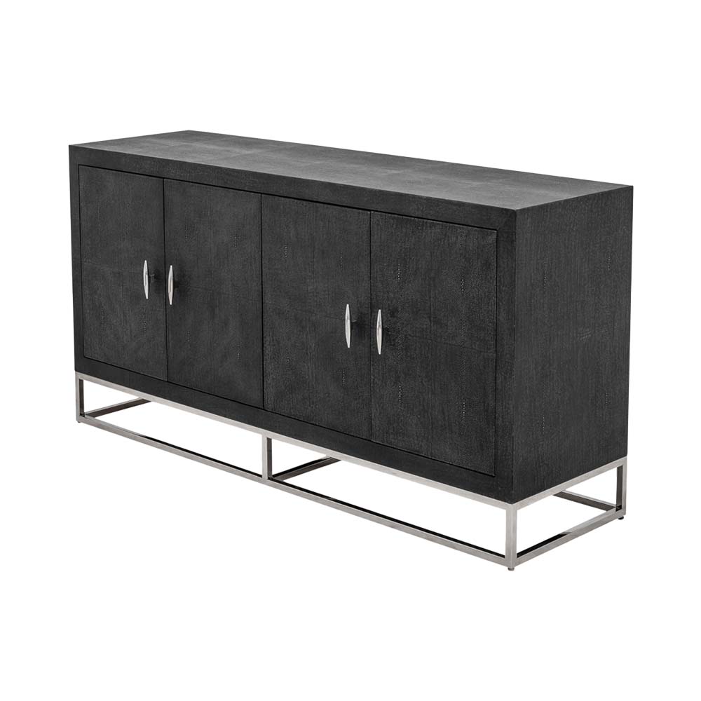 DI Designs Hampton Sideboard - Black Shagreen