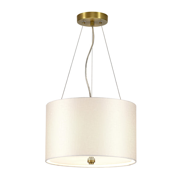 Product photograph of Elstead Pearce 14 Pendant Aged Brass from Olivia's