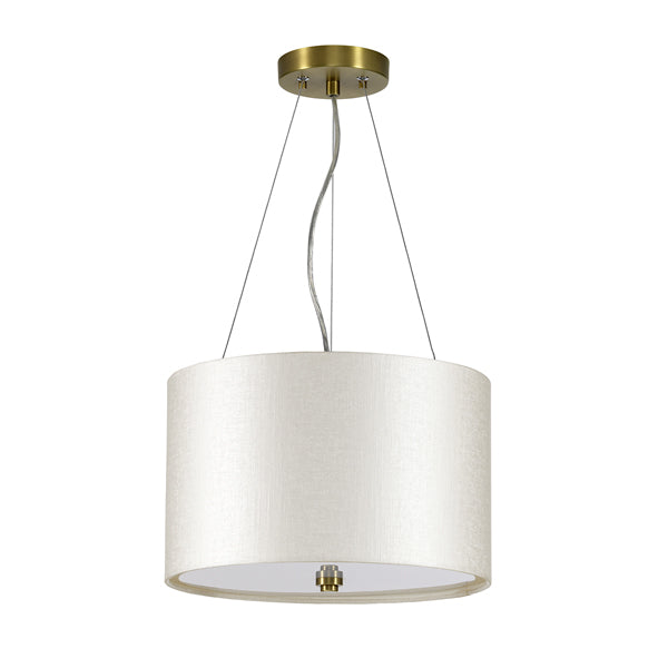 Product photograph of Elstead Pearce 14 Pendant Aged Brass from Olivia's.