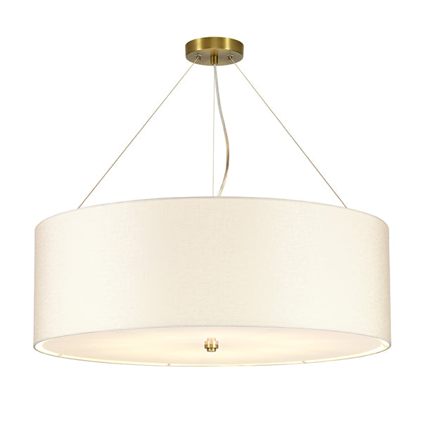 Product photograph of Elstead Pearce 30 Pendant Aged Brass from Olivia's