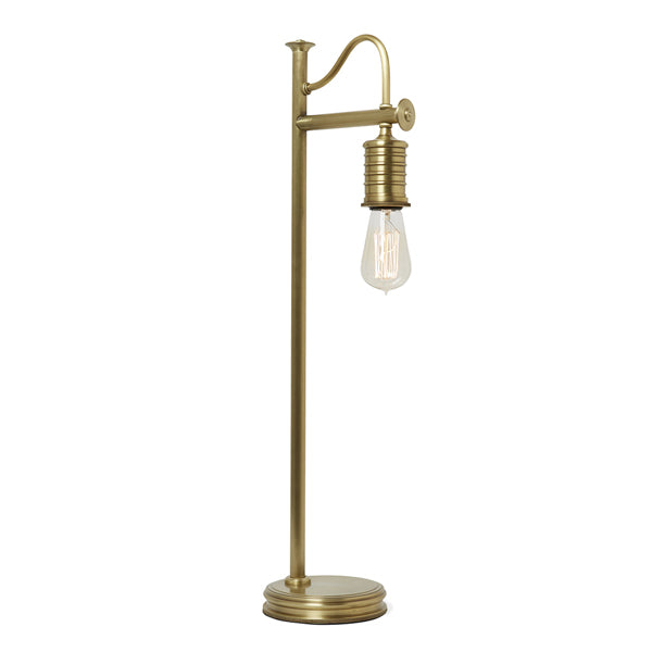 Elstead Douille 1 Light Table Lamp Aged Brass