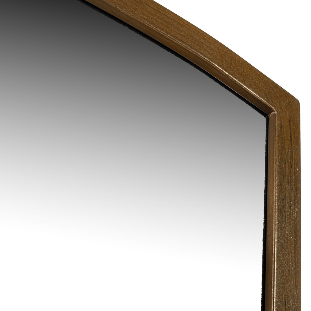 Product photograph of Gallery Interiors Antique Full Length Higgins Arch Mirror In Gold from Olivia's.