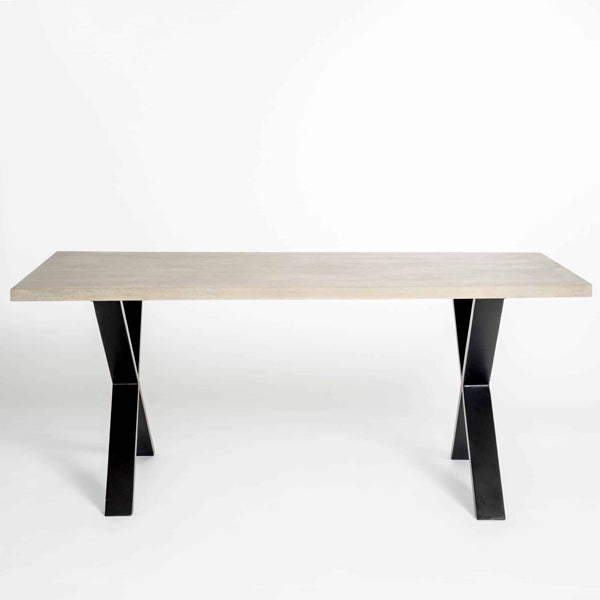 Product photograph of Olivia S Pershore Aged Oak Dining Table from Olivia's
