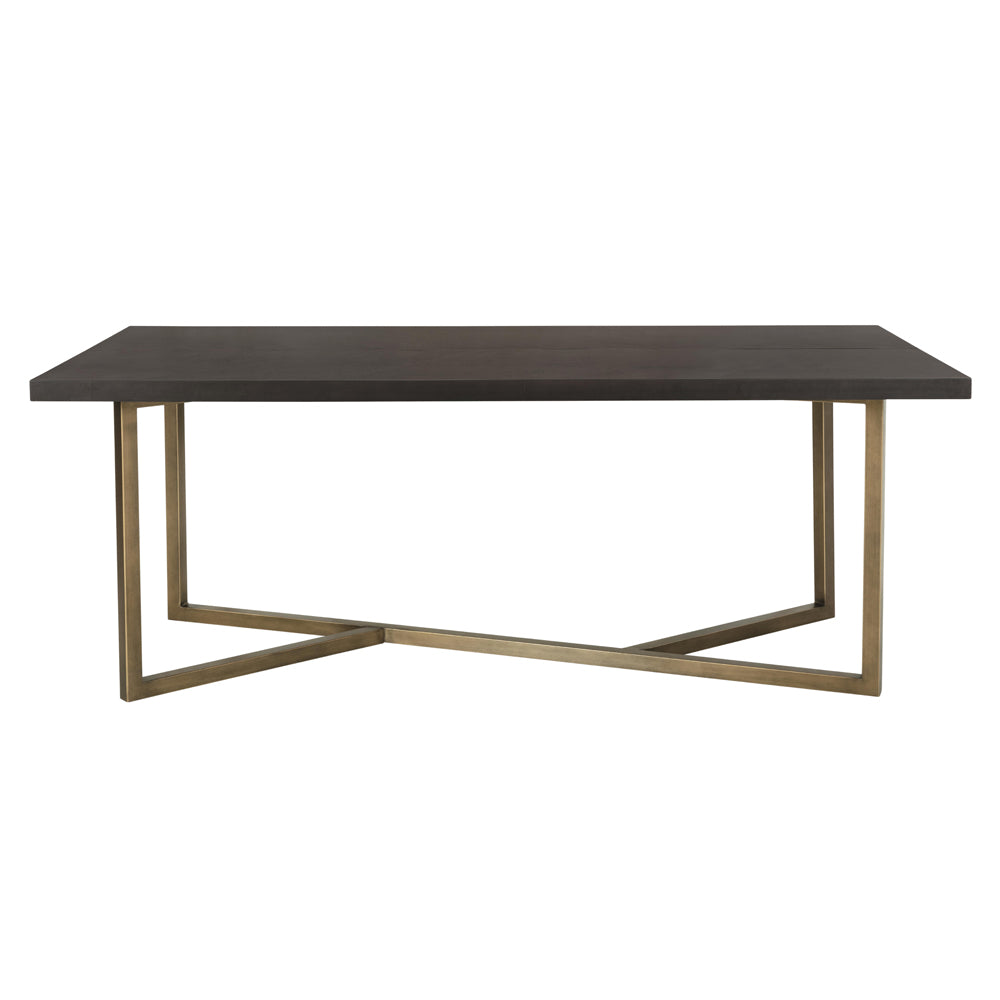 Product photograph of Di Designs Overbury 6-8 Seater Dining Table - Chocolate Brown from Olivia's