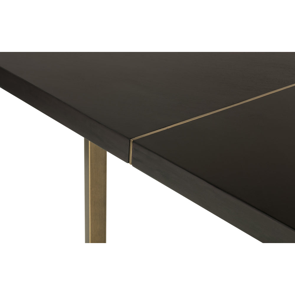 Product photograph of Di Designs Overbury 6-8 Seater Dining Table - Chocolate Brown from Olivia's.