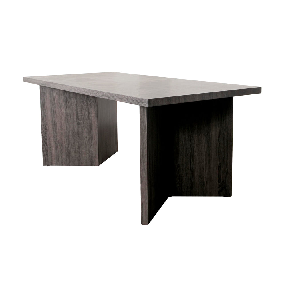 Product photograph of Native Home Ascot 6 Seater Grey Oak Dining Table from Olivia's.