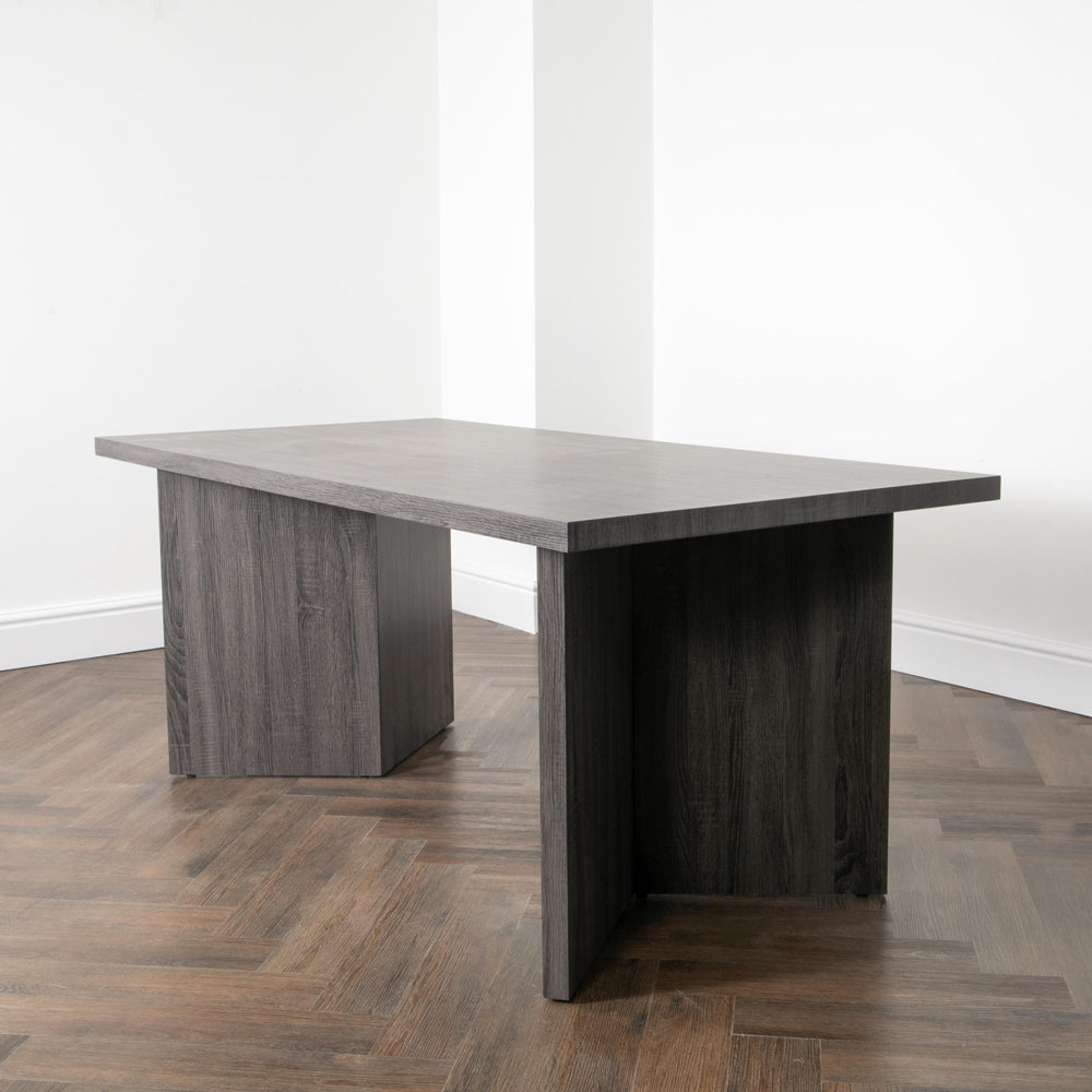 Product photograph of Native Home Ascot 6 Seater Grey Oak Dining Table from Olivia's