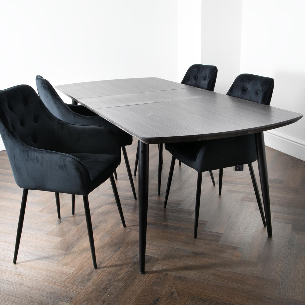 Product photograph of Native Home Oxford 6 Seater Grey Oak Dining Table from Olivia's.