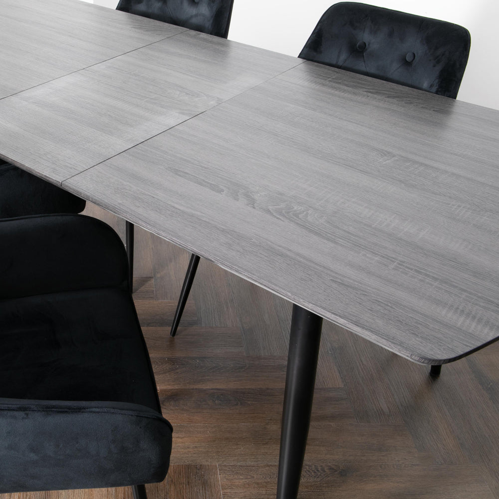 Product photograph of Native Home Oxford 6 Seater Grey Oak Dining Table from Olivia's.