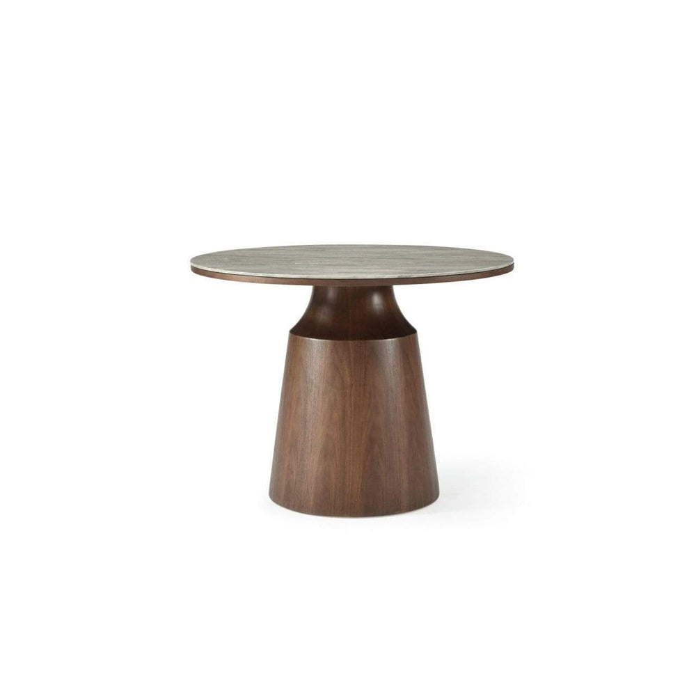 Product photograph of Twenty10 Designs Willow Timber Tobacco Round 4 Seater Dining Table from Olivia's