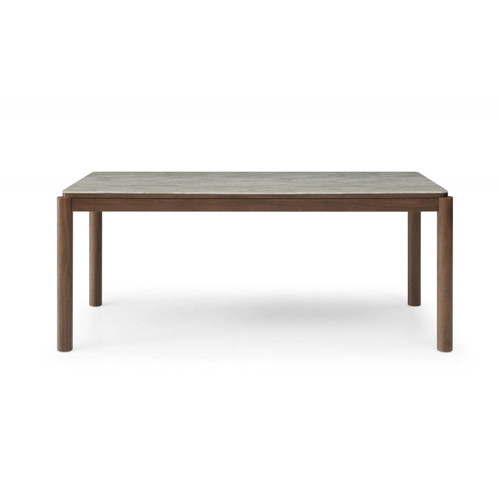 Product photograph of Twenty10 Designs Willow Timber Tobacco Rectangle 8 Seater Dining Table from Olivia's.