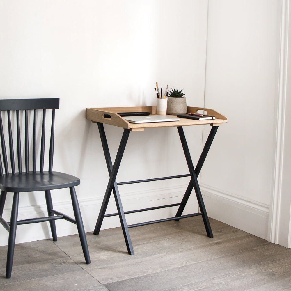 Garden Trading Clockhouse Desk Tray In Oak Beech