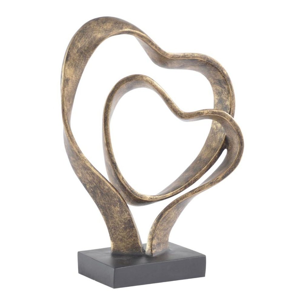 Product photograph of Libra Calm Neutral Collection - Double Heart Sculpture from Olivia's