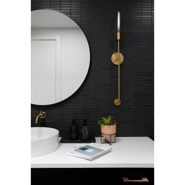 Product photograph of Hudson Valley Lighting Dylan Steel 1 Light Wall Sconce Outlet from Olivia's.