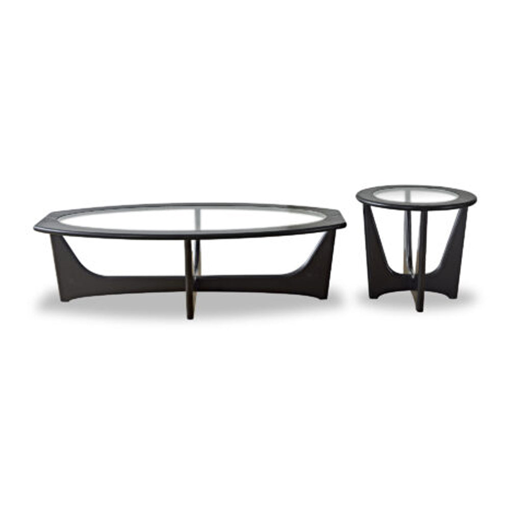 Product photograph of Liang Eimil Sculpto Oval Coffee Table from Olivia's.