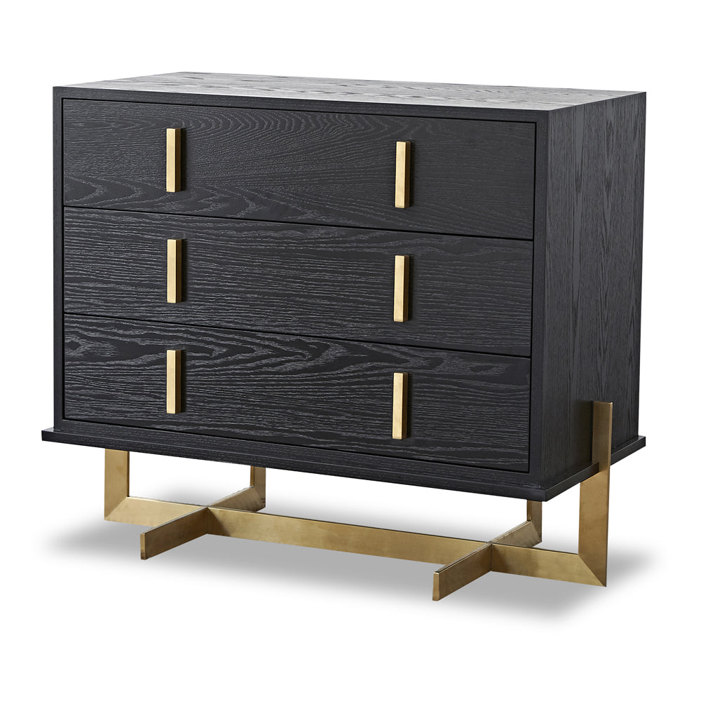 Liang Eimil Archivolto Chest Of Drawers Brushed Brass Finished