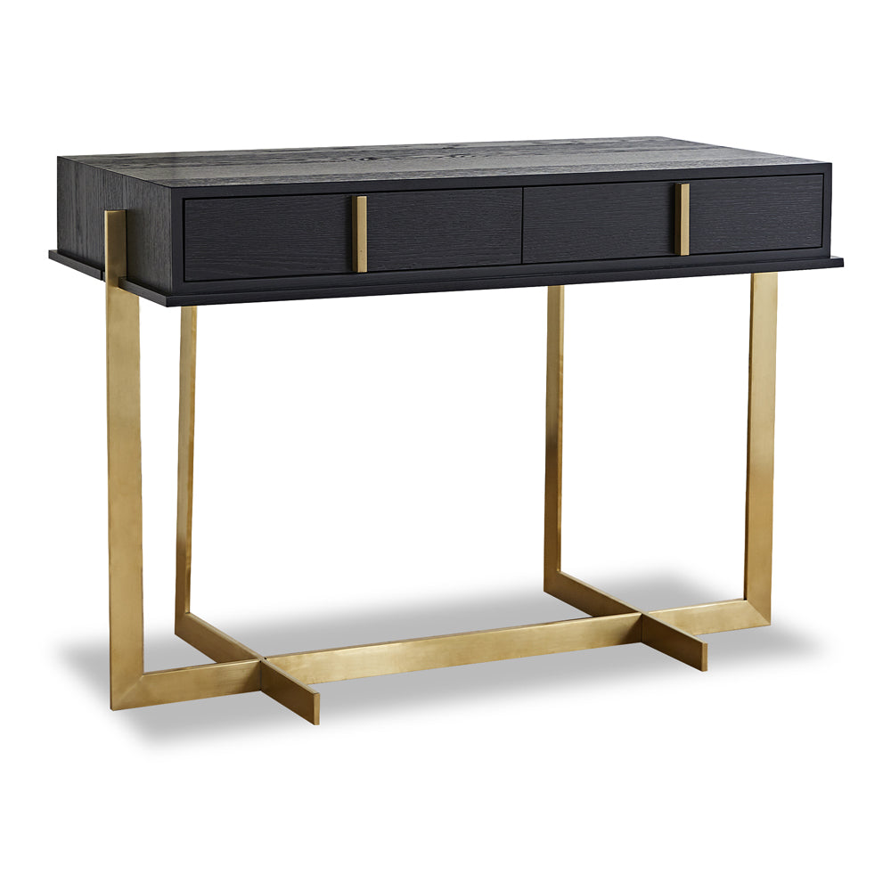 Product photograph of Liang Eimil Archivolto Dressing Table Brushed Brass Finished from Olivia's