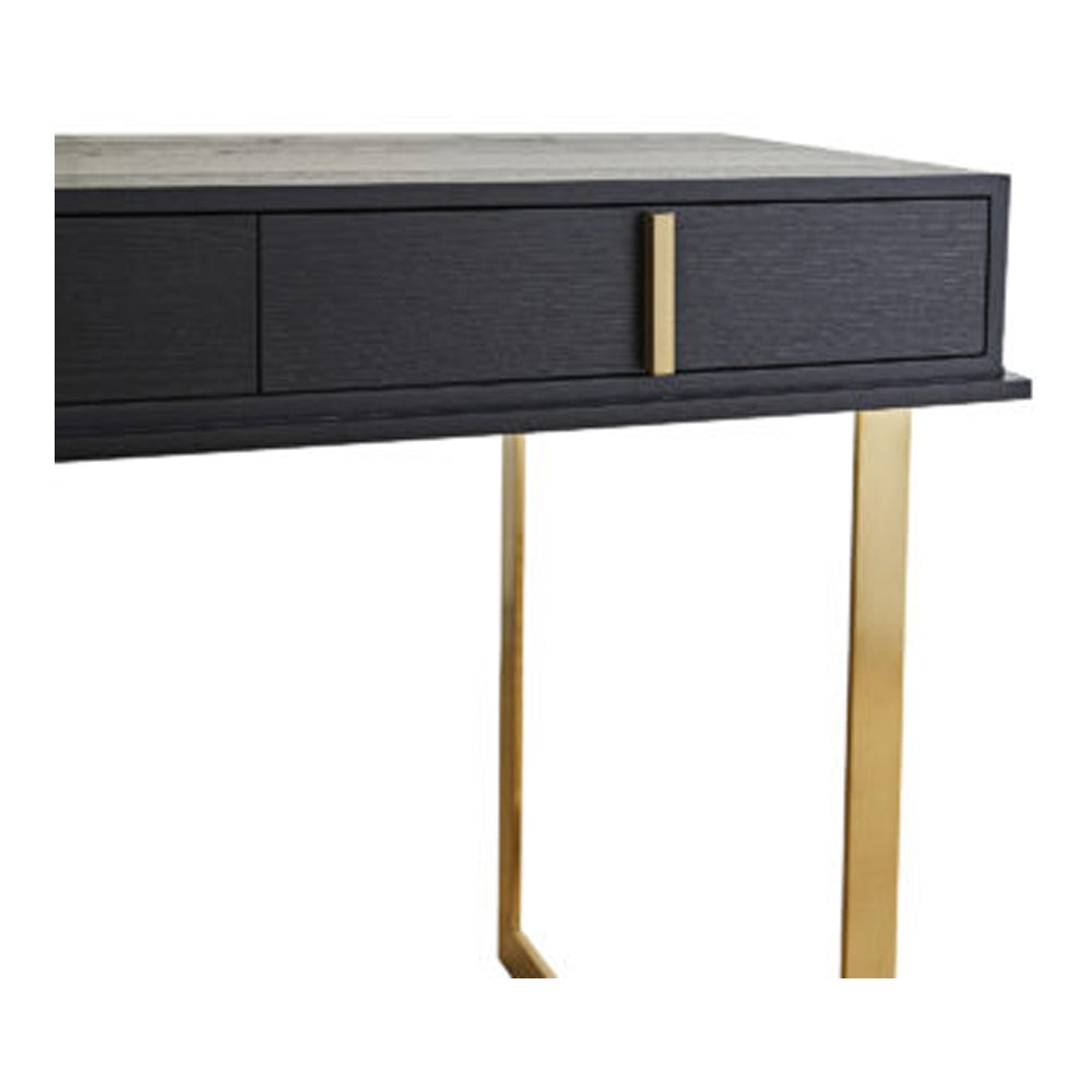 Product photograph of Liang Eimil Archivolto Dressing Table Brushed Brass Finished from Olivia's.