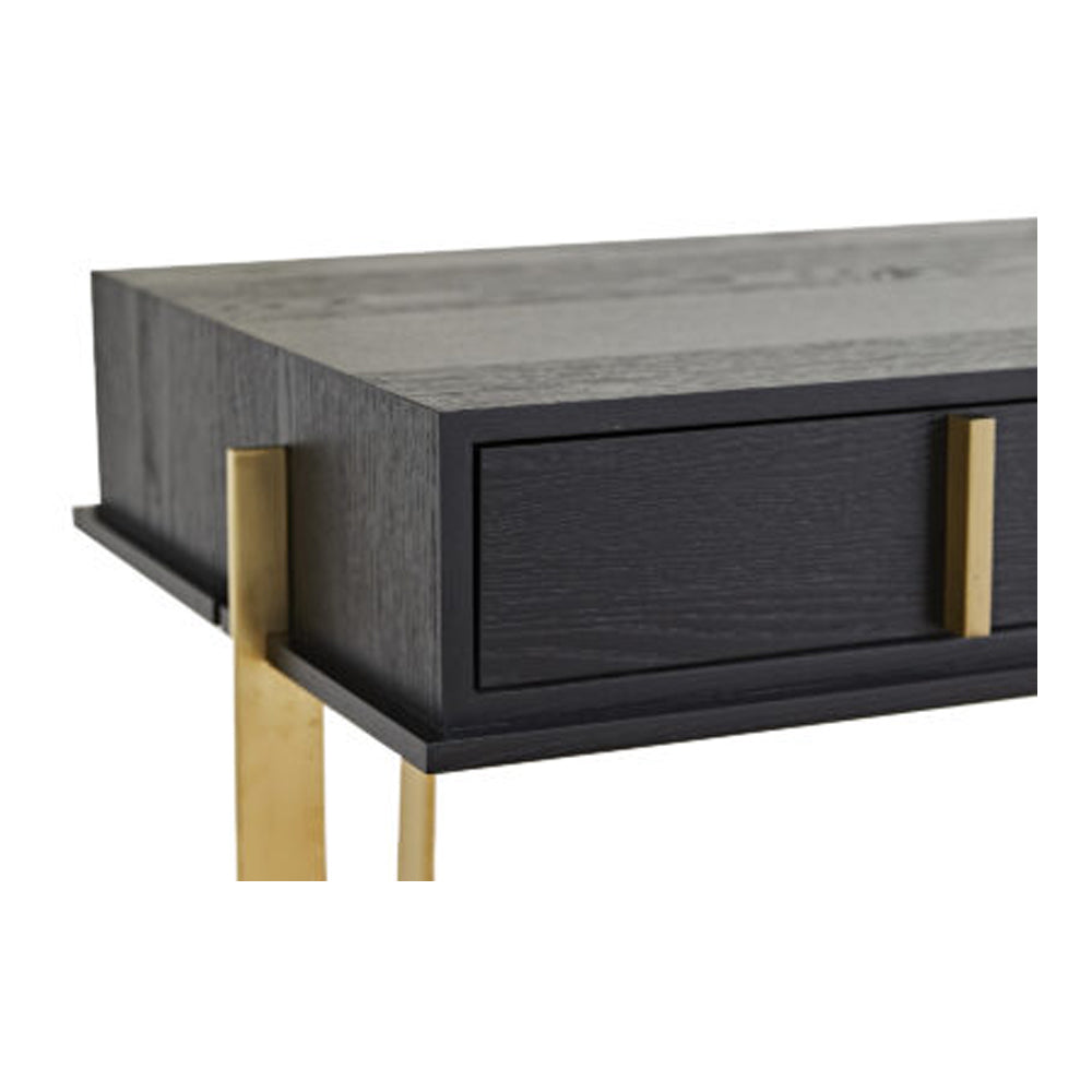 Product photograph of Liang Eimil Archivolto Dressing Table Brushed Brass Finished from Olivia's.
