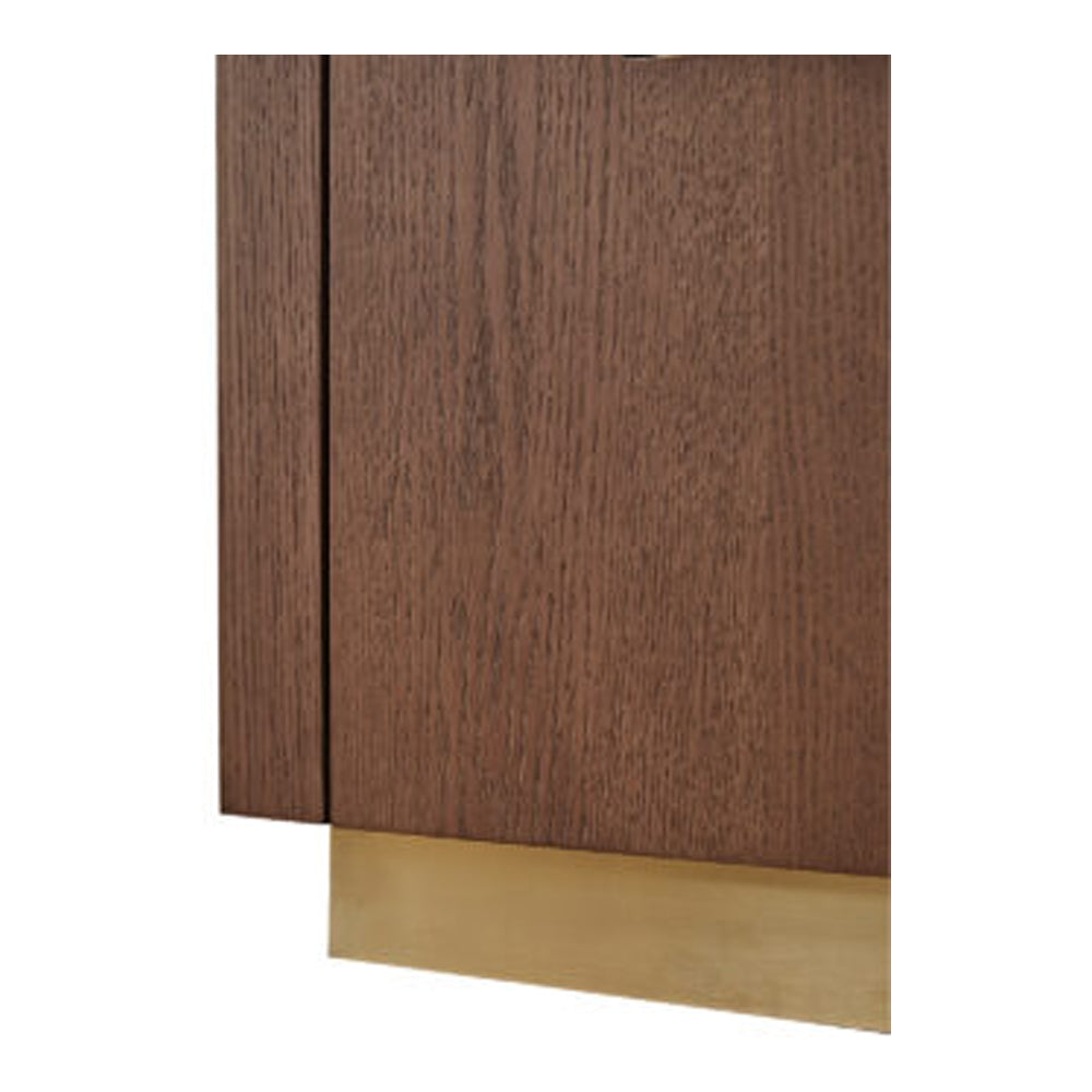 Product photograph of Liang Eimil Balkan Bedside Table Classic Brown Finished from Olivia's.