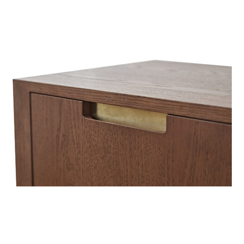 Product photograph of Liang Eimil Balkan Bedside Table Classic Brown Finished from Olivia's.
